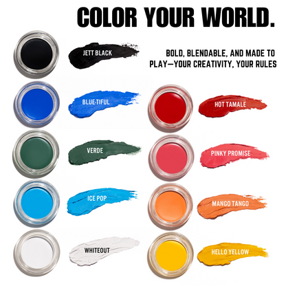 PLAY POT Long-Lasting Cream Color - JETT BLACK
